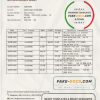 Turkmenistan Turkmenbashi Bank statement template, Word and PDF format (.doc and .pdf)