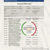 UAE Dubai Emirates NBD bank proof of address statement template in Word and PDF format