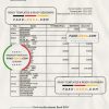 UAE Emirates Investment Bank statement, Excel and PDF template