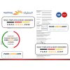UAE Mashreq bank statement template in Word and PDF format, 4 pages