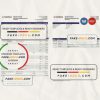 UK NatWest bank statement, Word and PDF template, 2 pages, version 2