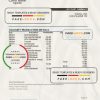 Uganda Cairo bank statement, Excel and PDF template