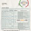 Uganda Centenary bank statement template in Word and PDF format