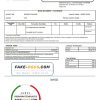Uganda Stanbic bank statement template in Excel and PDF format (3 pages)