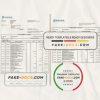 Uganda Stanbic bank statement template in Word and PDF format (3 pages)