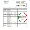 New Zealand BNZ Greymouth bank statement template in Word and PDF format