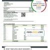 New Zealand Kiwibank bank statement template in Word and PDF format