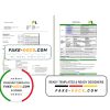 Malaysia Packet 1 Network bank statement template in Word and PDF format (3 pages)