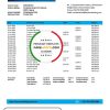 Nigeria Keystone Bank statement template in Word and PDF format, good for address prove