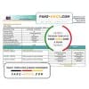 Pakistan The Bank of Khyber bank proof of address statement template in Word and PDF format, .doc and .pdf format