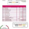 Paraguay Vision Banco bank statement easy to fill template in Excel and PDF format