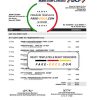 Peru Banco de Credito del Peru (BCP) proof of address bank statement template in Word and PDF format