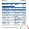Peru Citibank bank statement easy to fill template in .xls and .pdf file format