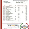 Philippines Bank of the Philippine Islands proof of address bank statement template in Word and PDF format