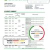 Philippines Land Bank of the Philippines bank statement easy to fill template in Excel and PDF format