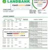 Philippines Land Bank of the Philippines proof of address bank statement template in Word and PDF format