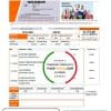Philippines Rizal Commercial Banking Corporation (RCBC) credit card statement template in .xls and .pdf file format