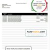 Philippines Unionbank bank statement template in Excel and PDF format