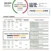 Poland Bank Pekao S.A bank statement template in .doc and .pdf format, fully editable