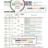 Poland Bank Pekao S.A. bank statement easy to fill template in Excel and PDF format