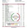 Portugal Banco Popular bank statement template in Excel and PDF format, .xls and .pdf format