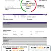 Qatar Development Bank statement template, Word and PDF format (.doc and .pdf)
