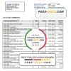Romania Alpha Bank statement template in Word and PDF format