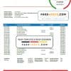 Romania Banca Transilvania bank statement template in Word and PDF format