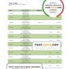 Malta APS bank statement template in Word and PDF format