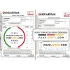 Romania UniCredit Bank statement template in Excel and PDF format (2 pages) in Romanian and English languages