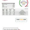 Russia Credit Bank of Moscow bank proof of address statement template in Word and PDF format