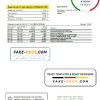 Russia Tinkoff bank statement easy to fill template in Word and PDF format (in Russian)
