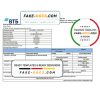 Russia VTB bank proof of address statement template in Word and PDF format