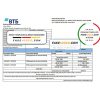 Russia VTB bank statement easy to fill template in .xls and .pdf file format