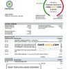 Salvador Bandesal bank statement template in Word and PDF format