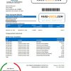 San Marino Cassa di Risparmio bank statement easy to fill template in Excel and PDF format