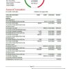 Saudi Arabia Alawwal Bank statement easy to fill template in .xls and .pdf file format