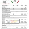 Saudi Arabia Alawwal Bank statement template in Word and PDF format, good for address prove