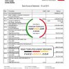 Saudi Arabia Bank Albilad bank statement template in Word and PDF format