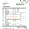 Saudi Arabia Banque Saudi Fransi bank statement easy to fill template in Excel and PDF format