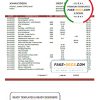 Saudi Arabia SABB bank statement template in Word and PDF format