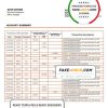 Senegal Attijariwafa bank statement template in Word and PDF format