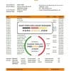 Senegal Banque Atlantique Bank statement easy to fill template in .xls and .pdf file format