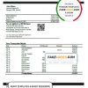 Serbia Raiffeisen Bank proof of address statement template in Word and PDF format