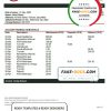 Seychelles ABSA Bank statement template, Word and PDF format (.doc and .pdf)