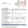Sierra Leone Bank of Sierra Leone bank statement template in Word and PDF format