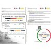 Singapore DBS bank proof of address statement template in Excel and PDF format, 4 pages