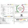 Singapore DBS bank proof of address statement template in Word and PDF format, 4 pages