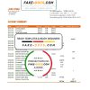 Slovenia Intesa Sanpaolo Bank, Poslovalnica Koper bank statement easy to fill template in .xls and .pdf file format