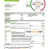 Solomon Islands BSP bank statement template in Word and PDF format